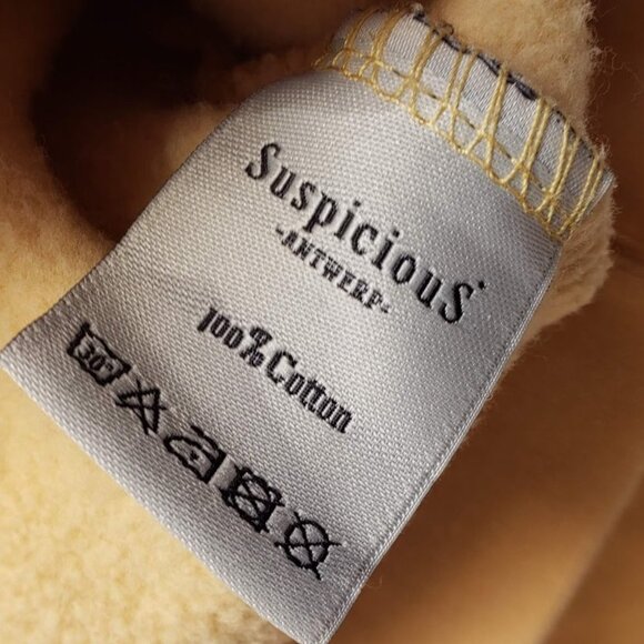 5/$100 SALE - Suspicious Antwerp The Vintage Hoodie Yellow//Brown - Picture 6 of 6